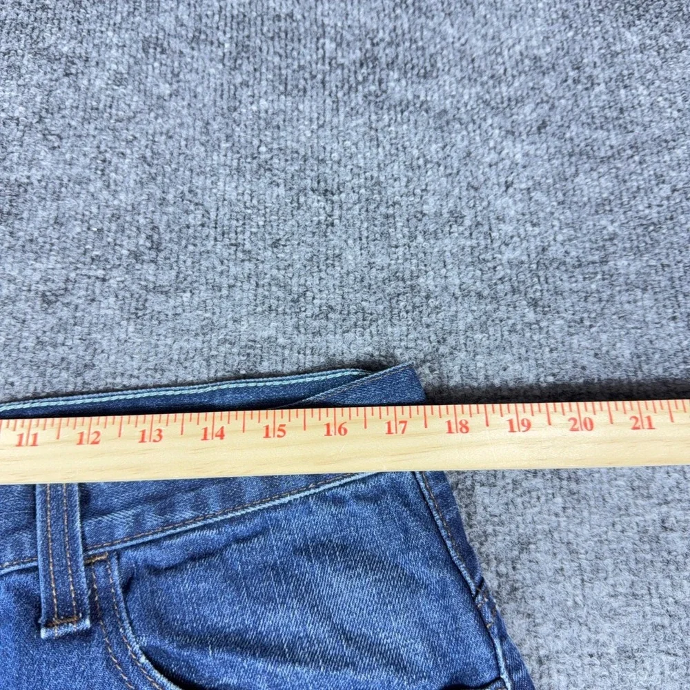 Levis SilverTab Mens Straight Leg Jeans Medium Wash Blue Denim 247M Tag 35 Waist